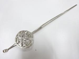 アンティーク　彫金　透かし　簪